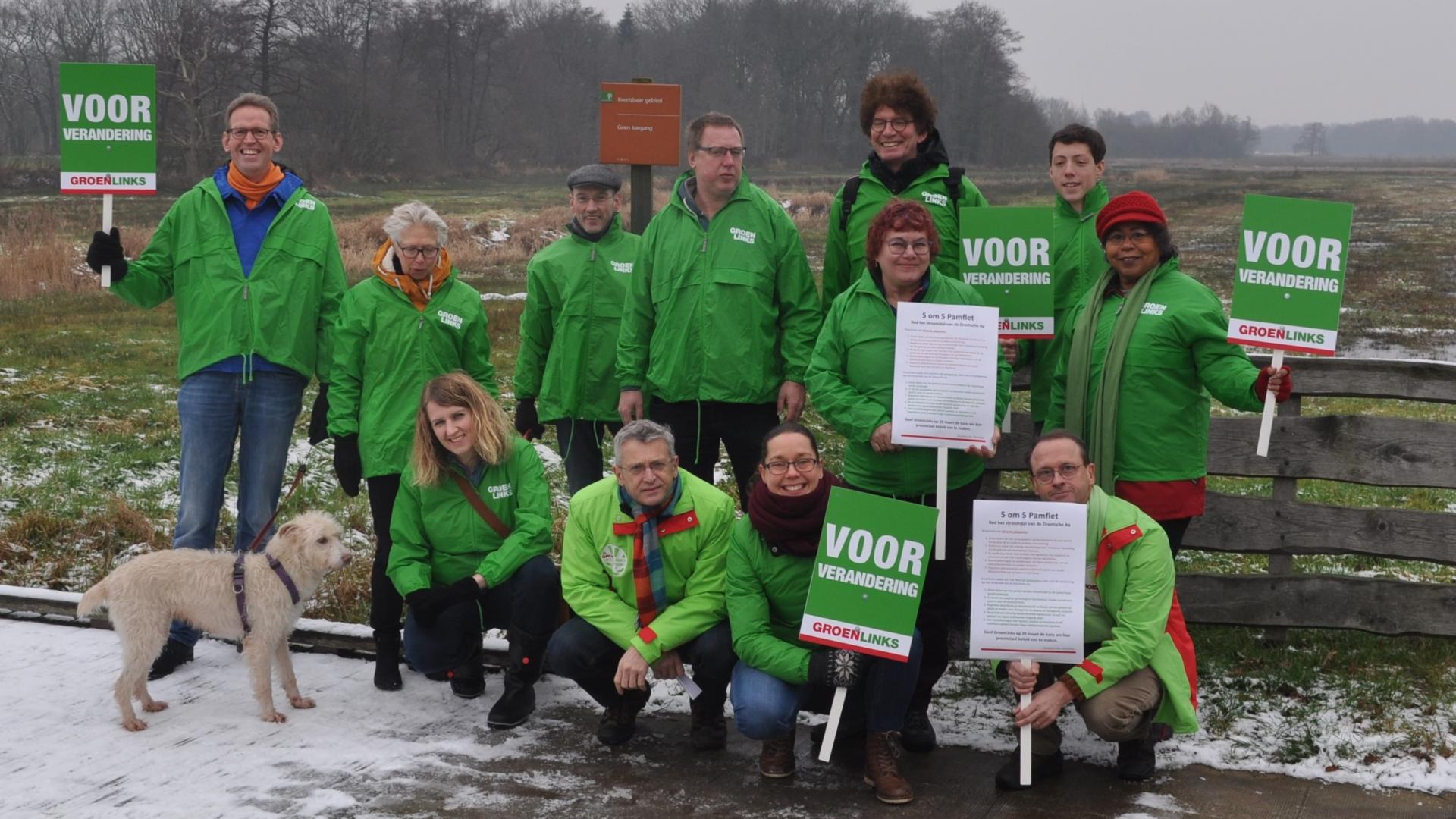Actie team GroenLinks provincie Drenthe